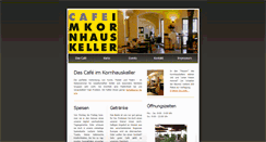 Desktop Screenshot of kornhauskeller.de